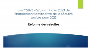 Réunion d'actualité juin 2023 - La réforme des retraites