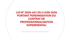 Réunion d'actu 06/26 -Le contrat de professionnalisation expérimental
